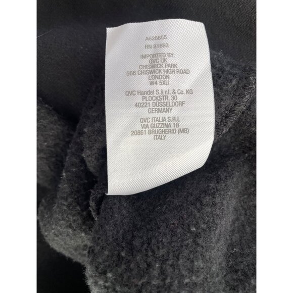 Studio Park x Shawn Killinger Regular Sweatshirt Dress Women L Black Cozy Staple - Picture 8 of 10